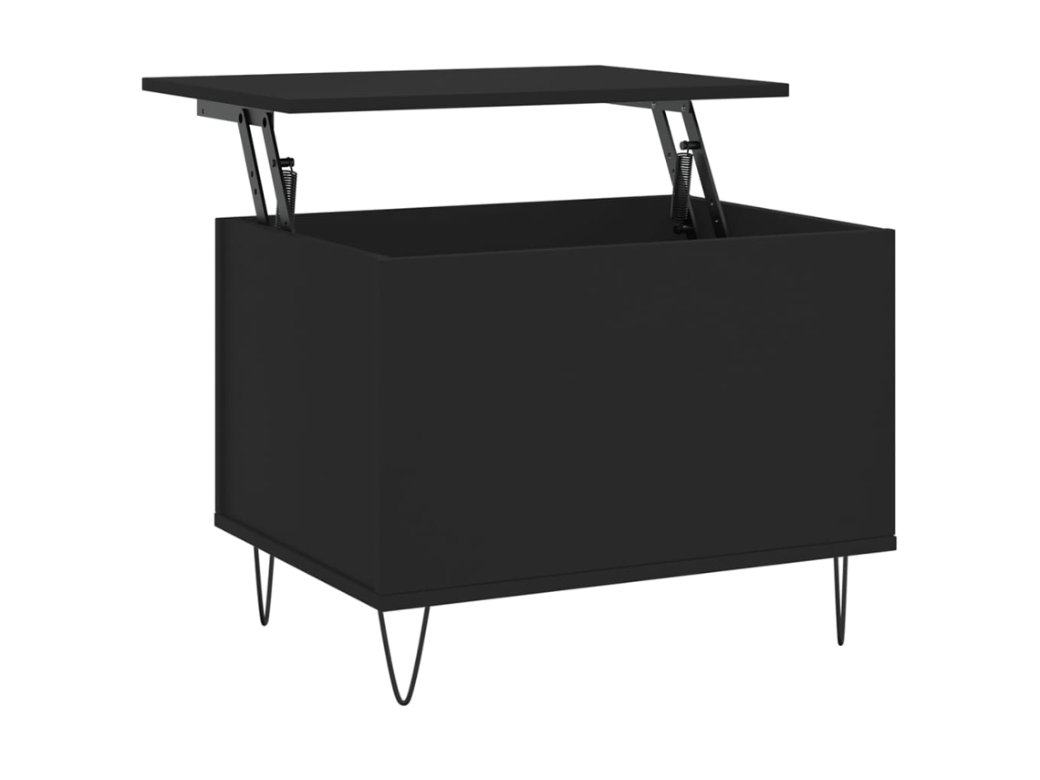 Mesa de centro MAISON EXCLUSIVE em madeira Madeira Preta, 60x44,5x45 cm