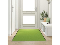Vidaxl Tapete De Entrada Verde E Preto 120 X 250 Cm Poliamida E Pvc