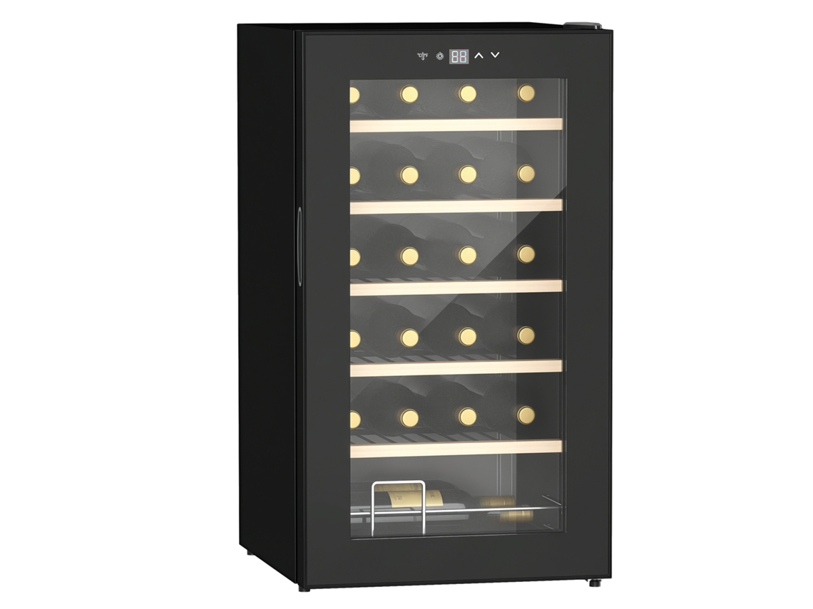 Adega 65l, 24 Garrafas, 5 20°c, Led, Toque, Preta. ZENCORE SERVICES