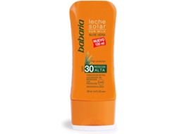 Leite Solar BABARIA Aloe Vera SPF 30 (100 ml)