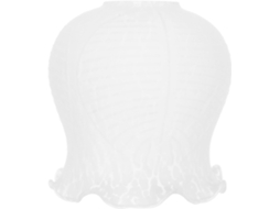 Luminária De Mesa Pendente Em Vidro Com Estampa Floral E Fácil Instalação.