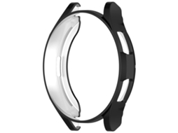 Capa Protetora, Compatível Com Samsung Galaxy Watch 6 Classic 43 Mm Preta, Acabamento Moderno