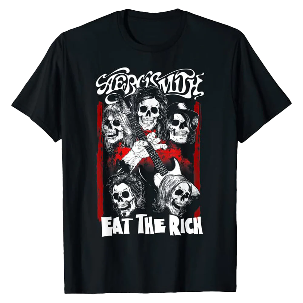 Camiseta Aerosmith Eat The Rich Unissex Rockinstone Tamanho: G