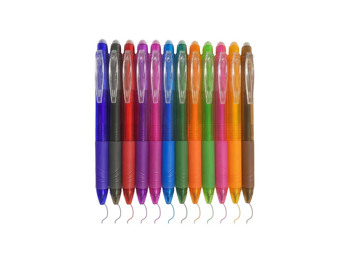 Canetas Gel Borráveis Coloridas para Diversão e Uso Escolar LAXISCREED