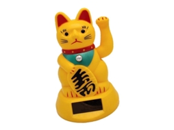 Enfeite De Gato Surpreso Com Braço Móvel E Energia Solar Olysi Shop