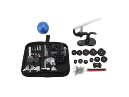 Kit De Reparo De Relógio Com Ferramenta De Pressão Tampa E 12 Matrizes
