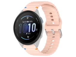 Bracelete Garmin Forerunner 165 Silicone Grão Ondulado de 20mm XIAOMOYU