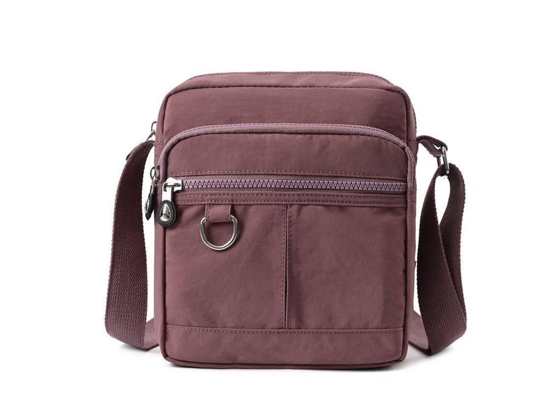 Bolsa De Mano Casual De Nylon Impermeable Bandolera Para Mujer Con Bolsillos Organizables