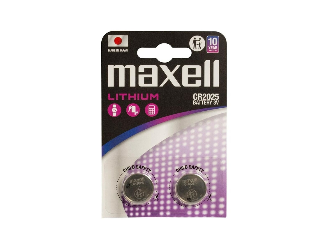Pilha De Lítio Maxell Cr2025 (2 Unidades)