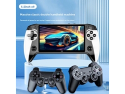Console de Jogos Portátil Retrô X9 com Tela Ips Hd 5,5 Polegadas, Clássicos, Compa Tível Conexão Tv, M VONKELIOS