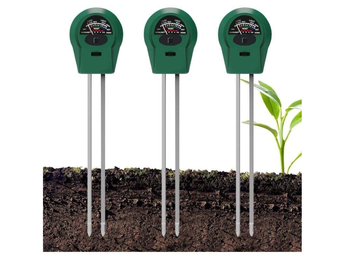 Testador De Solo 3 Em 1, Umidade Medidor Ph Do Com Peças, Solo, Para Plantas, Casa, Gramado, Plantação E Fazenda. Aquaforge