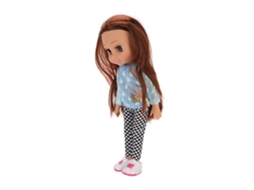 Primerox boneca de Moda para Meninas 35,56 Cm Cabelo Longo com Roupas Trocáveis e Acessórios