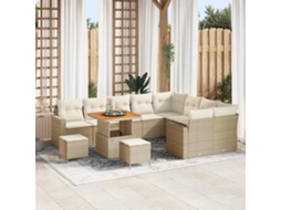Vidaxl Conjunto De Sofá De Jardim 13 Unid. 10-número De Lugares