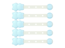 Travas multifuncionais para gavetas de bebês (conjunto de 5 unidades, proteção de segurança contra abertura manual)