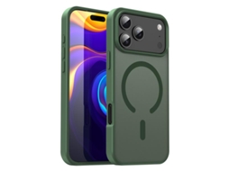 Capa Para Iphone 17 Pro Fanying Series Pc Híbrida Tpu Transparente Fosca Magsafe