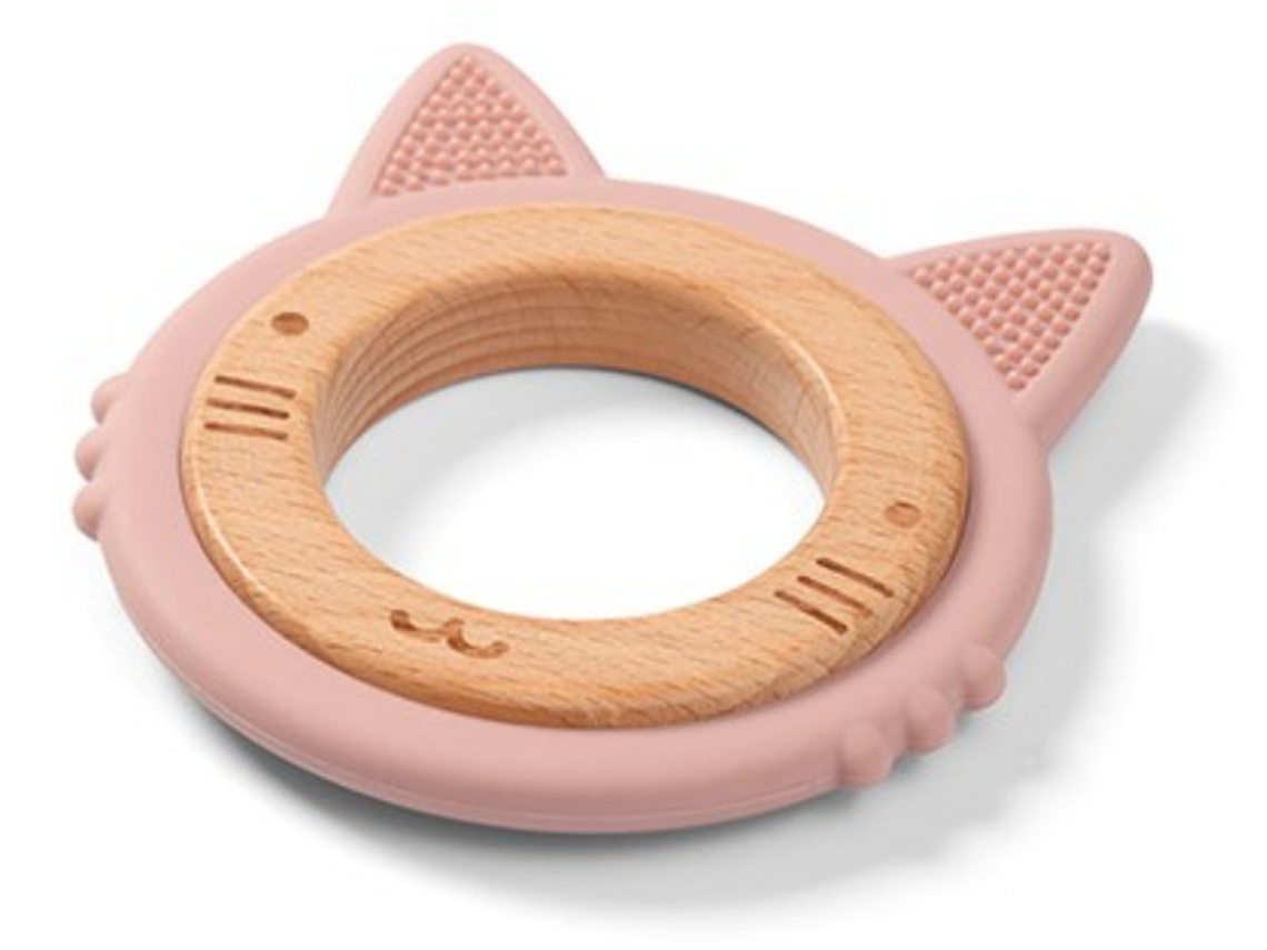 Mordedor de Madeira e Silicone BABY ONO Kitten