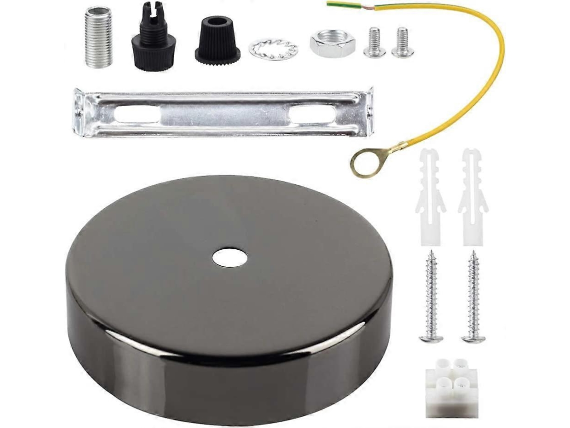 Rebe acessório de Cabo de Suspensão para Lâmpadas de Teto Flex Cleat 100mm Preto Resistente