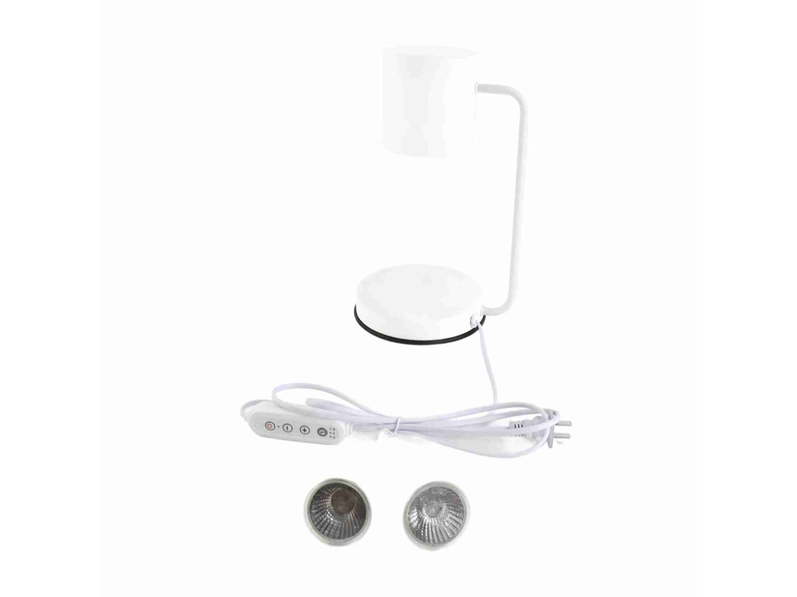 Lâmpada Aromática Cera Derretível com Timer Branca