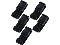 Conjunto Adorainbow De 5 Cintas Bagagem Reforçadas Em Polipropileno Com Fivela Ajustável, Leves E Compactas, Para
