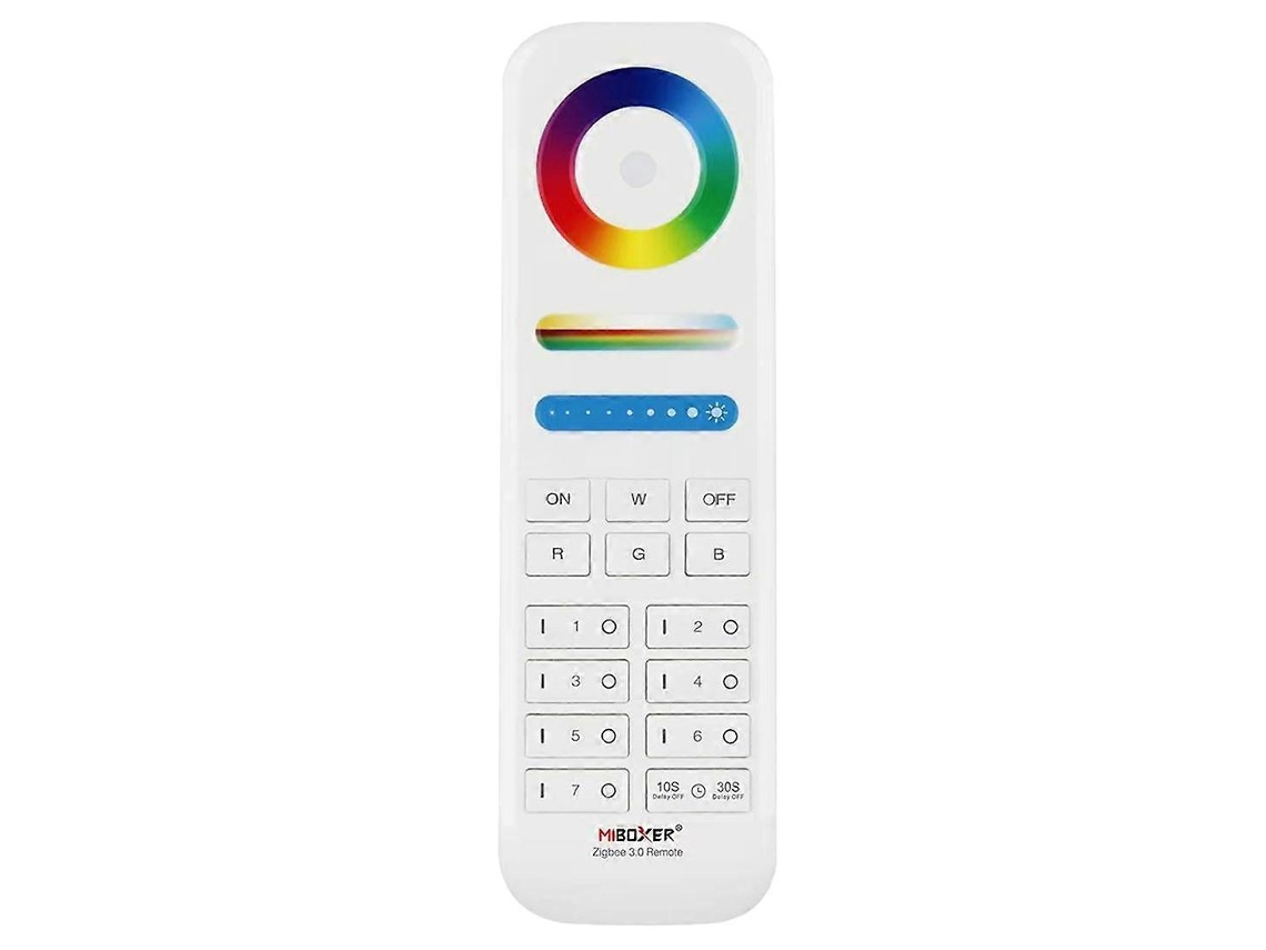 Comando À Distância Para Miboxer 7-zone Smart Control By Fut089z Rgb+cct Zigbee 3.0 Led Bulbsstrip Lights In Home/commercial Spaces