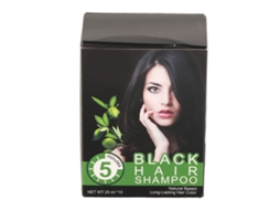 Shampoo Tintura De Cabelo Preto Natural Sevich 10pcs/box Com Ingredientes Vegetais Nutrientes E Sem Danos Ao Cabelo