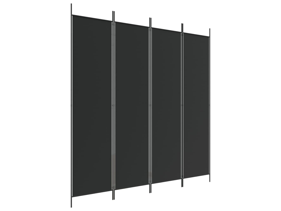 Room Divider, Room Dividers Vidaxl Preto Tecido (200 X 200 Cm)