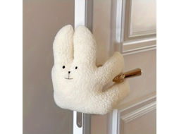 Batente De Porta Retrátil Para Evitar Que A Porta Bata Com Força. Branco