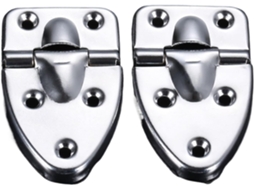 2 Dobradiças Metálicas De 64x 40mm Com 5 Hastes Para Portas Armários E Móveis