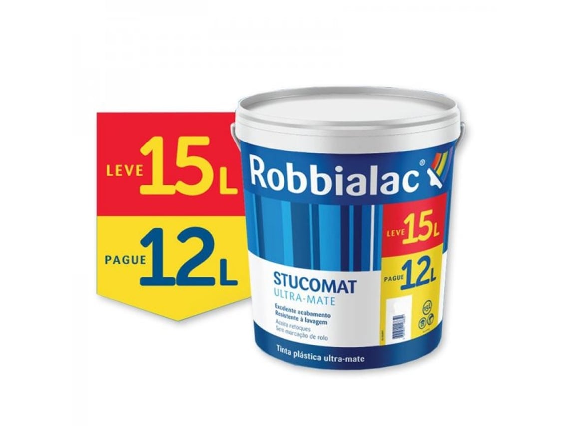 Stucomat Branco 12L 3L ROBBIALAC