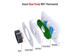Termostato Inteligente Laxiscreed Com Wifi Para Controlo De Temperatura Em Casa, Compatível Com Bombas De Calor