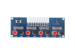 2pcs Módulo Breakout Placa De Alimentação Atx 24 Pin Com Fusíveis Para Computador