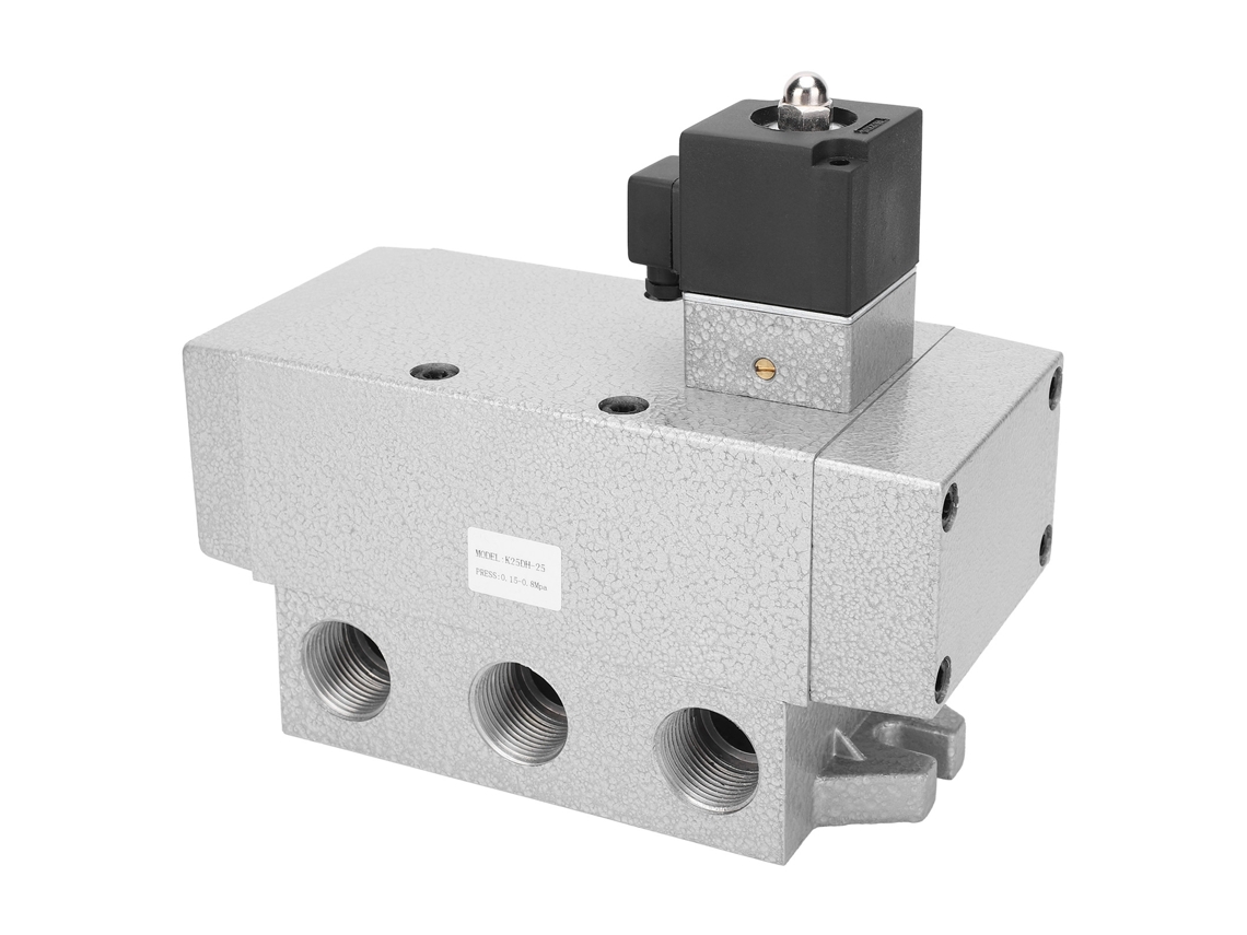 Válvula Solenoide Laxiscreed Com Controlo Elétrico De Uma Só Posição E Cinco Vias