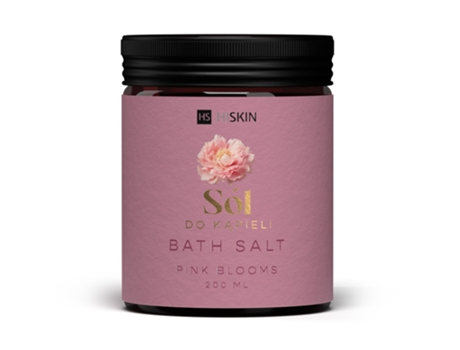 Banho Flores Femininas Sal Peônia Rosa, 200 Ml Hiskin