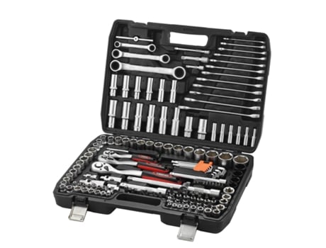 Conjunto De Soquetes E Pontas Kit De Reparo De Pneus De Carro 151 Peas Teeno