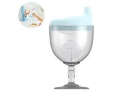 Mali copo de Bebê Goblet com Tampa para Festas Aniversário Natal Novo Ano Bebidas Leite