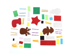 Laxiscreed Pack De Sino De Natal Para Artesanato E Decoração De Árvore Com Pendentes