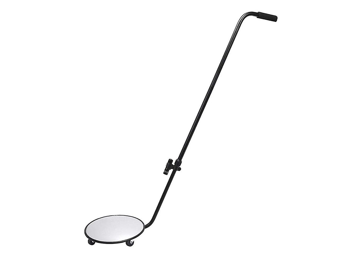 Sob Espelho De Inspeção Veicular Espelho De Segurança De 12 Polegadas De Diâmetro Com Rodas E Led Light Hy Nostalgia88