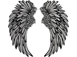 Arte De Parede Com Asas De Anjo, Escultura De Parede Moderna Em Metal Com Asas.