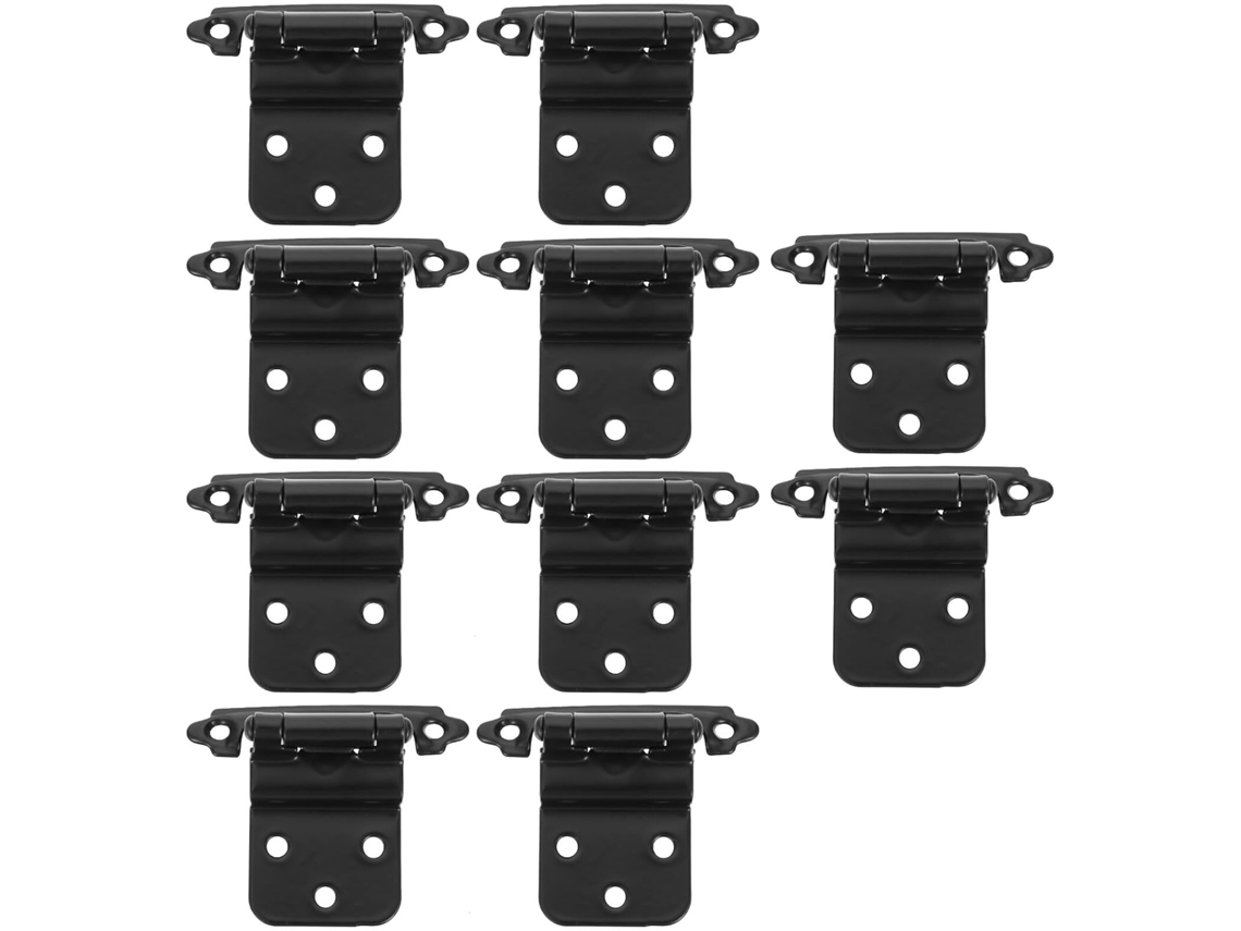 Conjunto De 10 Dobradiças Sobreposição Para Armários, Ferragens