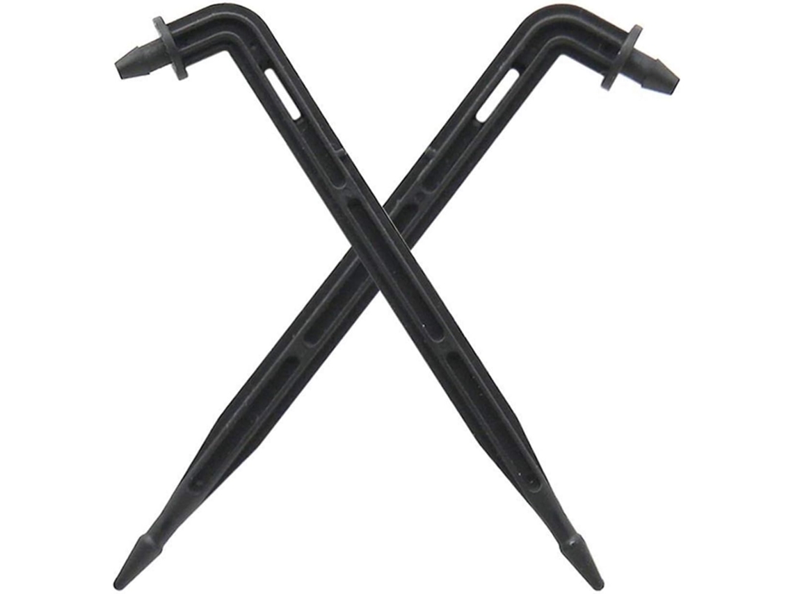 Aspersores para Conexões de Mangueira Jardim, Bico Gotejamento Curvo 3 Mm | S/MARCA