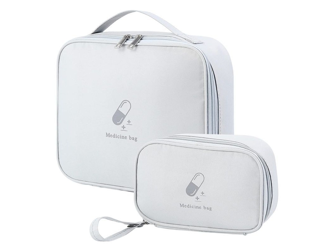 2 Pacotes De Kit De Primeiros Socorros Mini, Bolsa Vazia Portátil Médica Bolsa De Primeiros Socorros