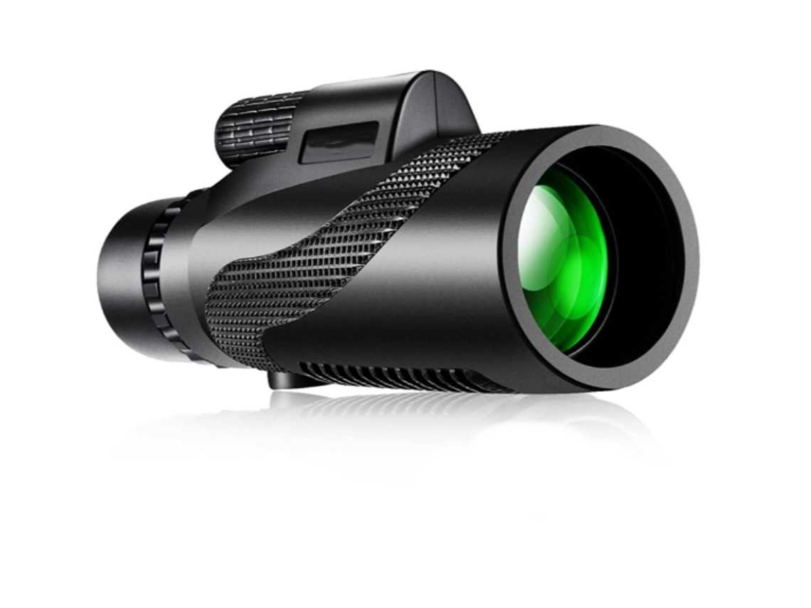 Telescópio Monocular, Telescópio Monocular 12x50 Hd Para Telefone Móvel Telescópio Monocular Para Monoscópio Impermeável Bak4 Fmc Bestvite (preto)