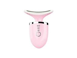 Massageador Facial e de Pescoço com Aquecimento Led para Lifting Beleza Facial, Duplo. GOKOCO