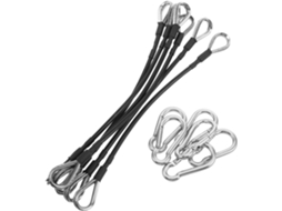Conjunto Besportble com 6 Cabos de Polia para Ginástica, Peças Reposição Sistema Polia, Aparelho Exercícios,