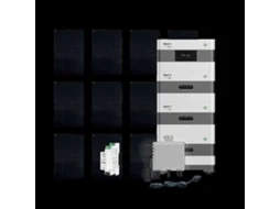 Kit Solar Pacote Máximo Plug Play - 10 X Painéis Solares 4300w 4 X Bateria 8.8 Kwh Lifepo4 2 X Microinversor 700w A 800w Suportes E Cabos