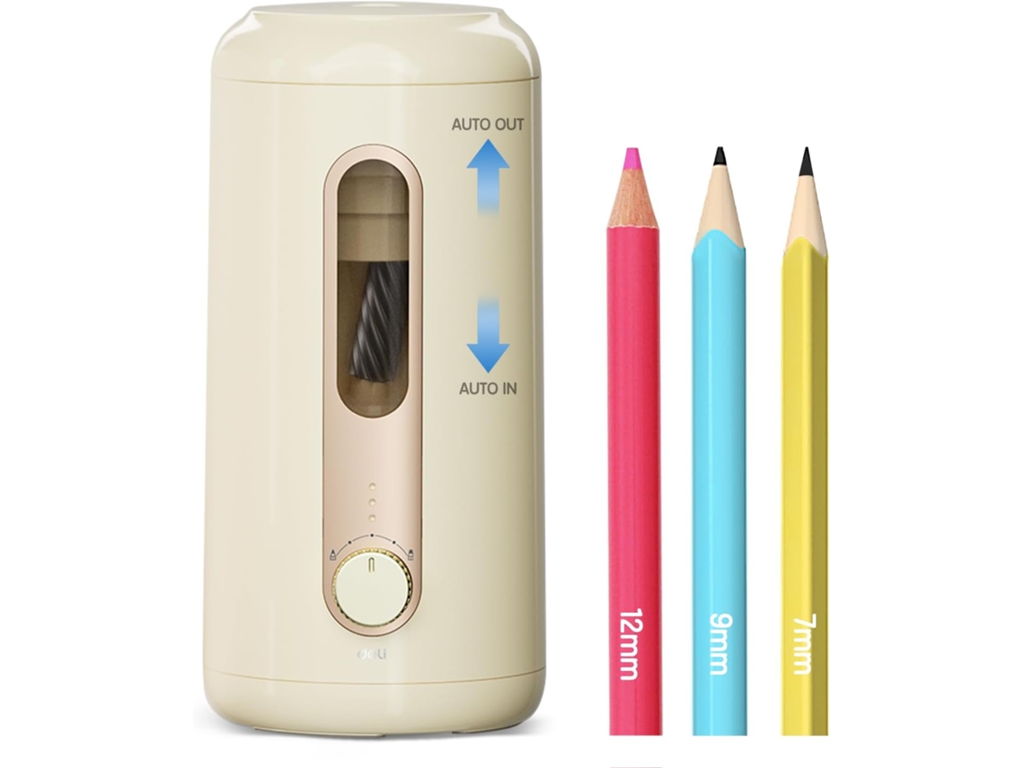 Apontador De Lápis Elétrico, Apontador De Lápis Totalmente Automático, Entrada E Saída Automáticas, Apontador De Lápis Recarregáve Aquaforge