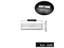 Luz Noturna Led com Sensor de Presença Pir MDUG (9 Cm, Luz Fria)