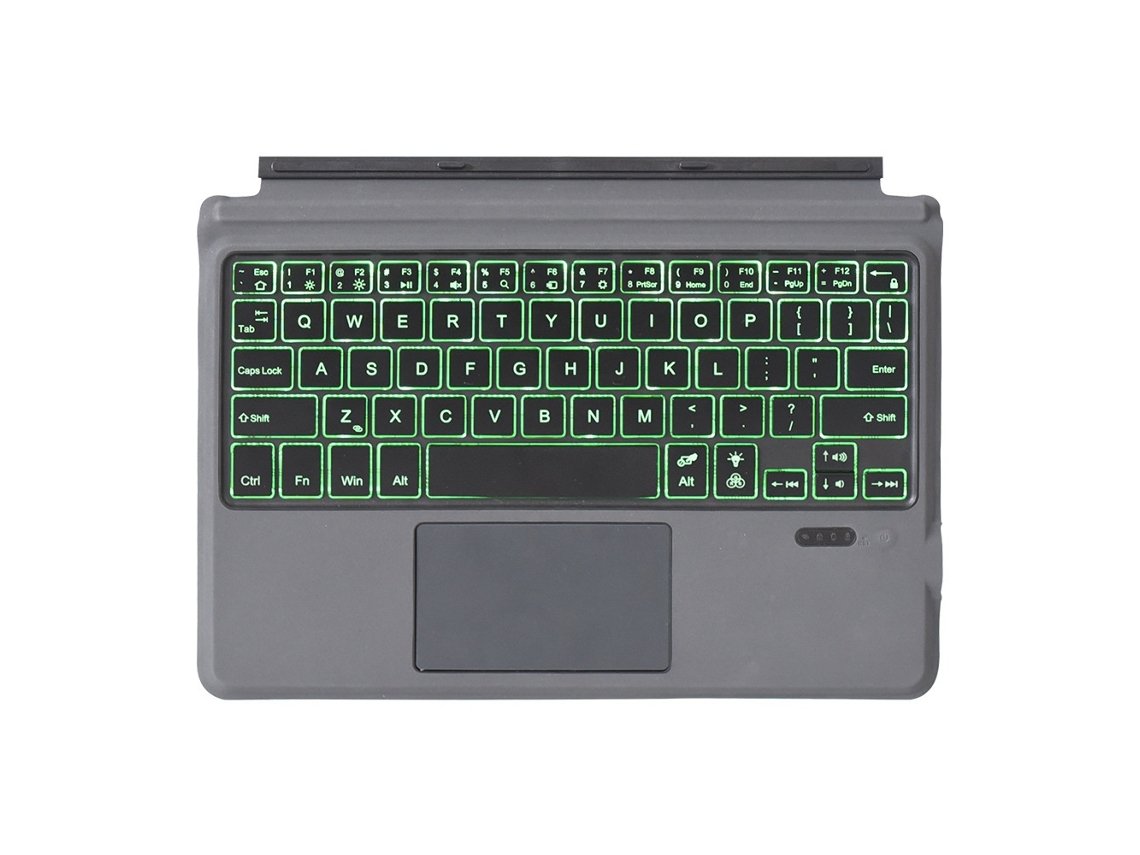 Lurelia Capa Com Teclado Bluetooth Para Microsoft Surface Go3 Com Retroiluminação Colorida, Layout Pt