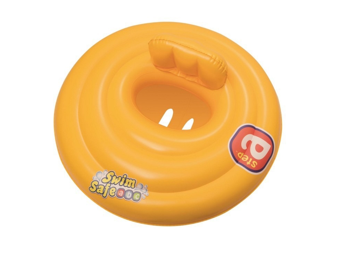 Tradineur Bóia Inflável Para Bebês, 4 Câmaras De Ar, Vinil Resistente, Inclui Suporte Para Neonatos, 69 Cm De Diâmetro.*