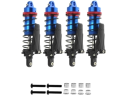 Conjunto de 4 Amortecedores Metálicos para Trilhos de Carros Rc com Furo de 90 Mm para Escala 1/10 4 Trx4 Axial SFUSHOS